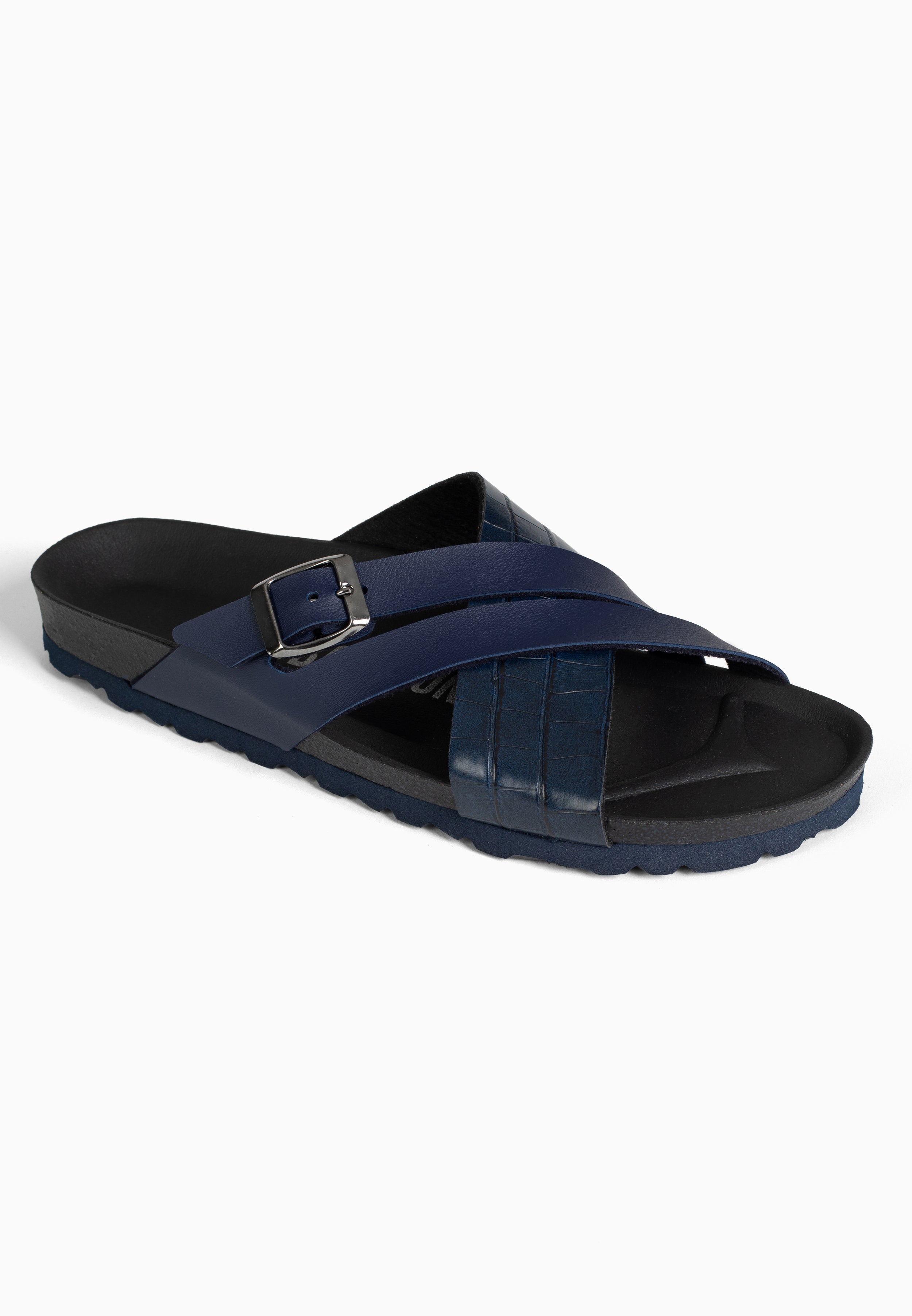 Sandales Francis 2 Brides Bleu marine