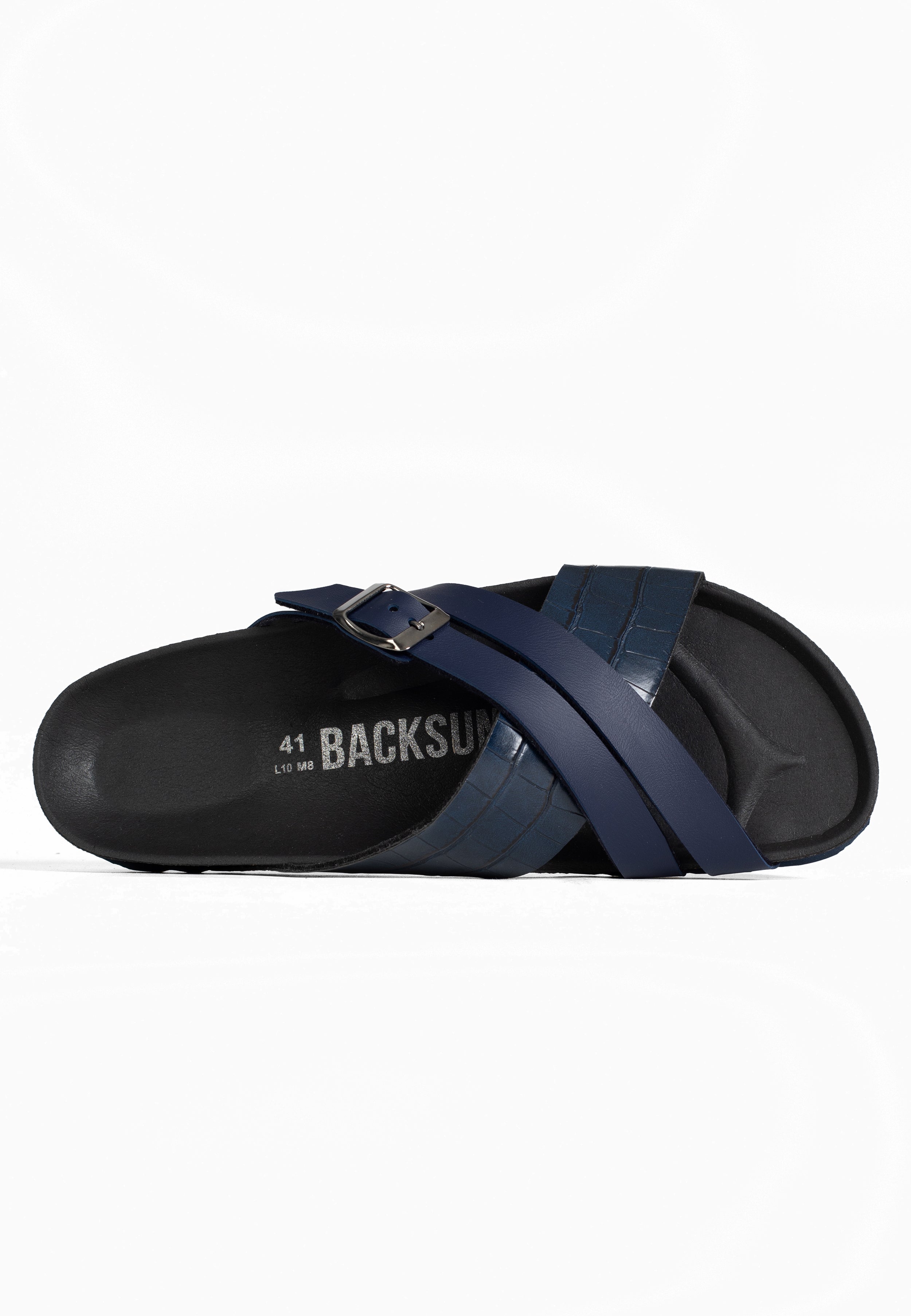 Sandales Francis 2 Brides Bleu marine