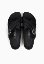 Schwarze Sandalen „Francis“ mit 2 Riemen