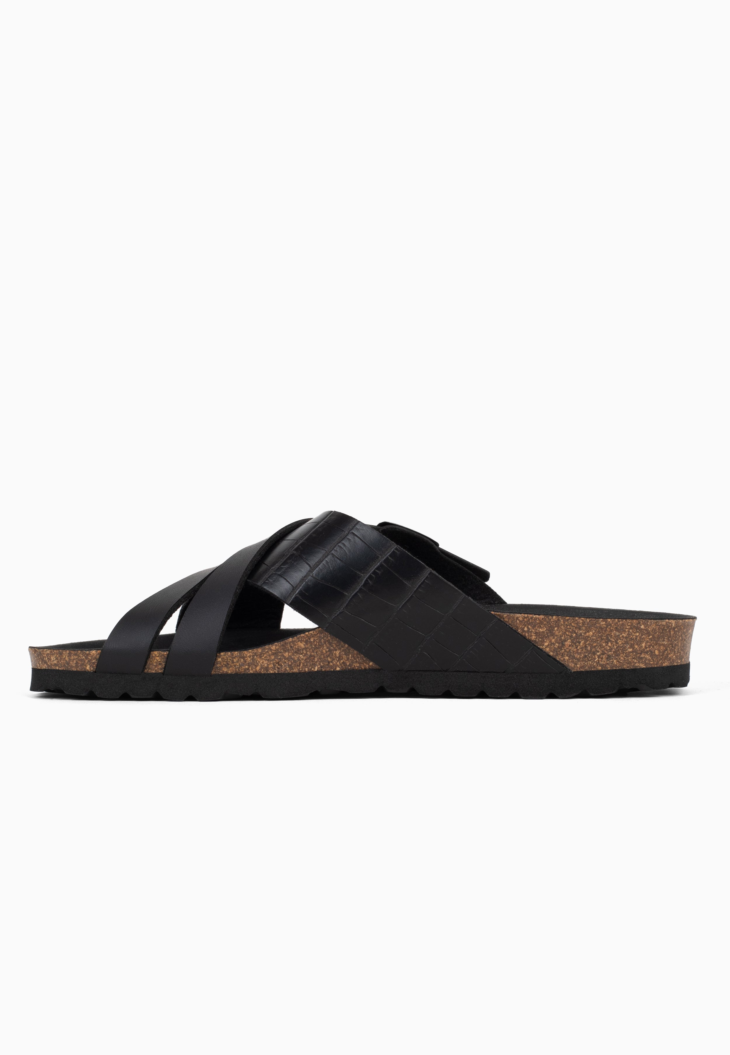 Sandales Francis 2 Brides Noir