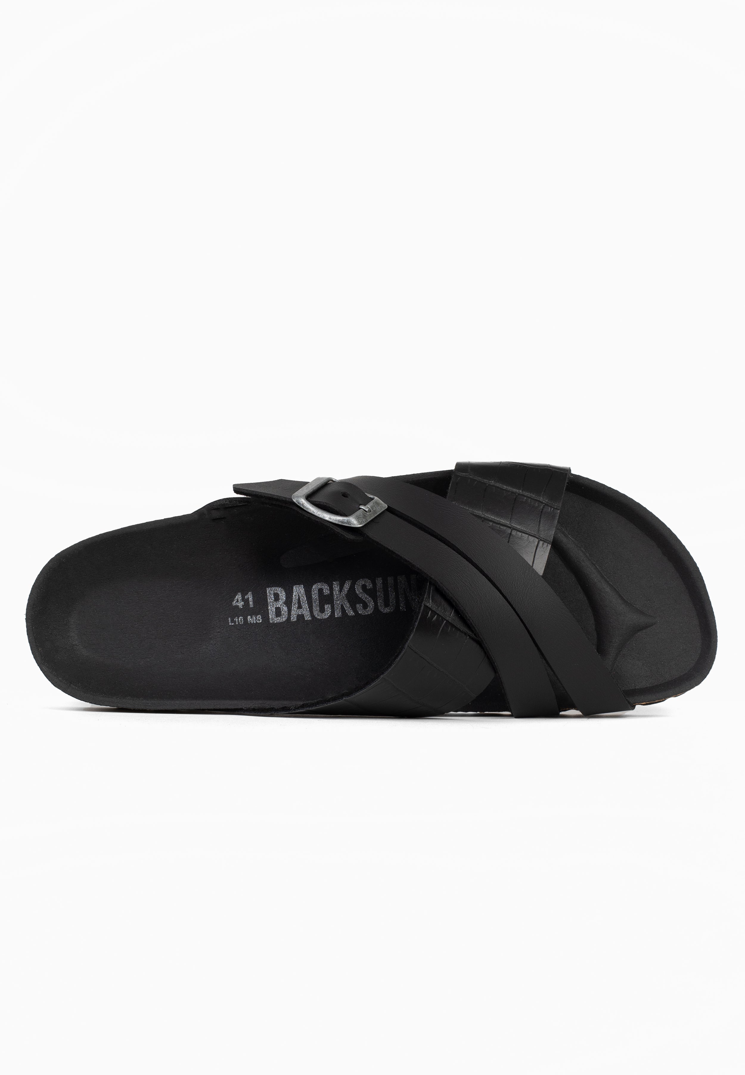 Sandales Francis 2 Brides Noir