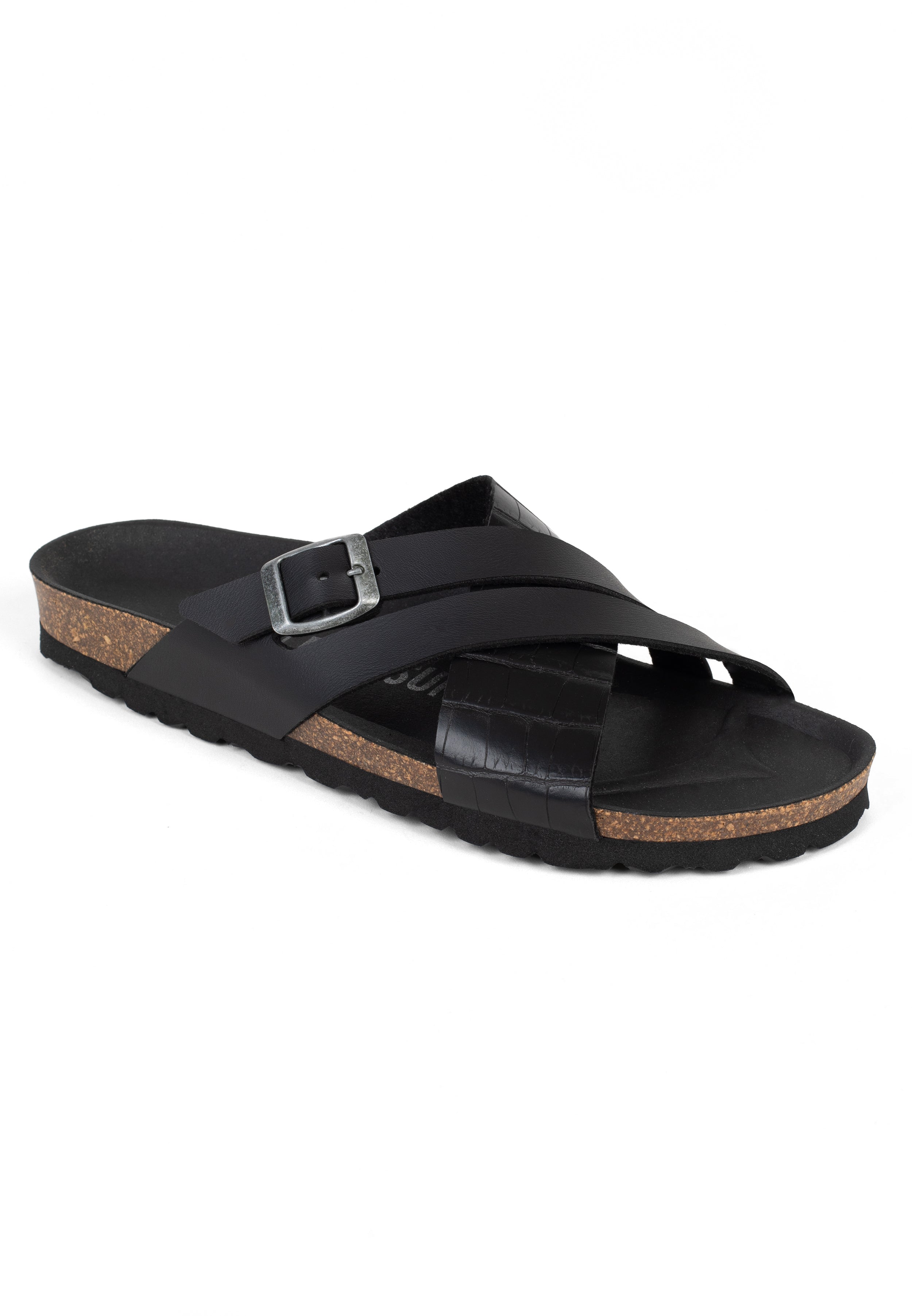 Sandales Francis 2 Brides Noir