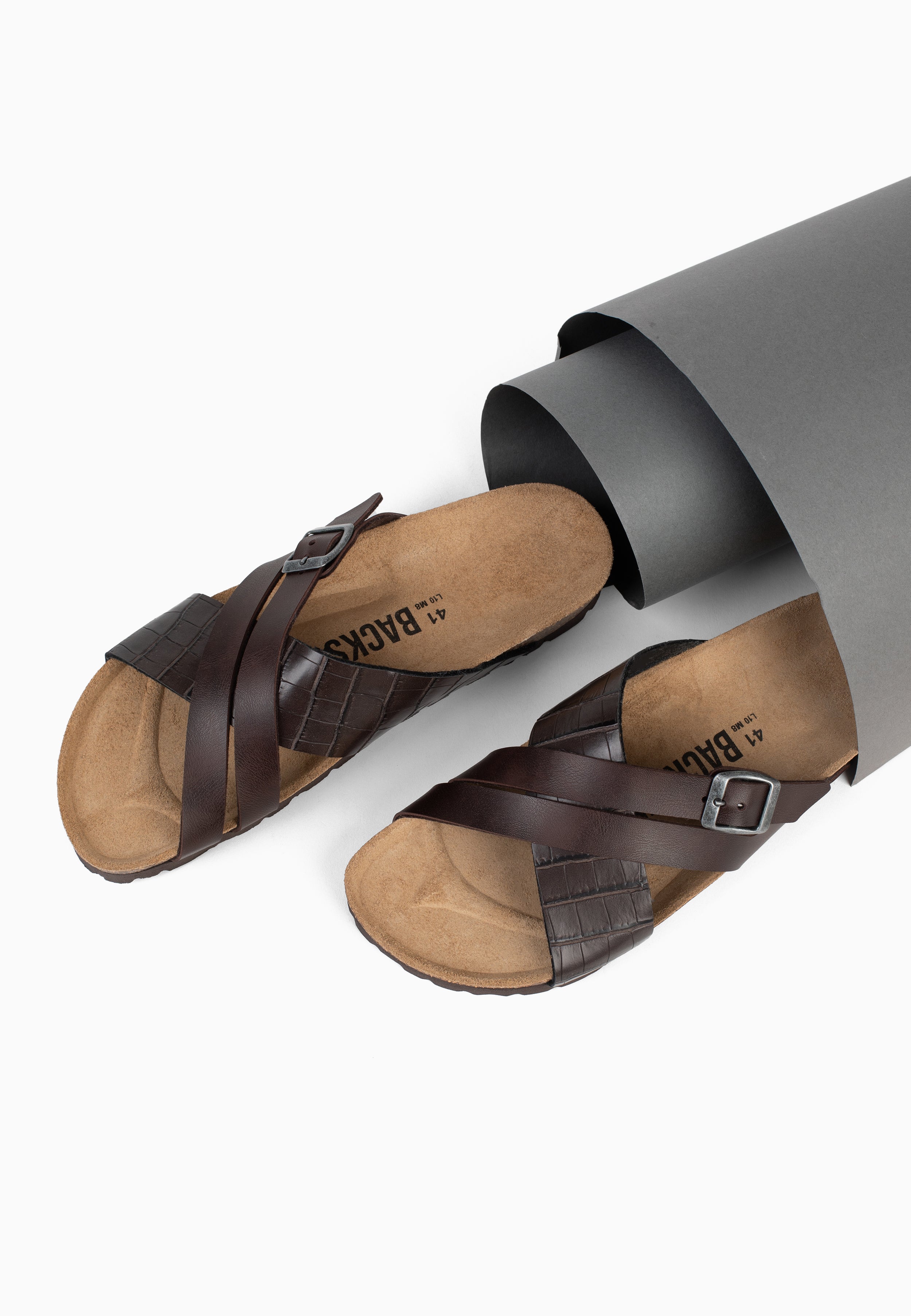 Sandales Francis 2 Brides Marron