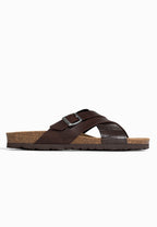 Francis 2 Strap Brown Sandals