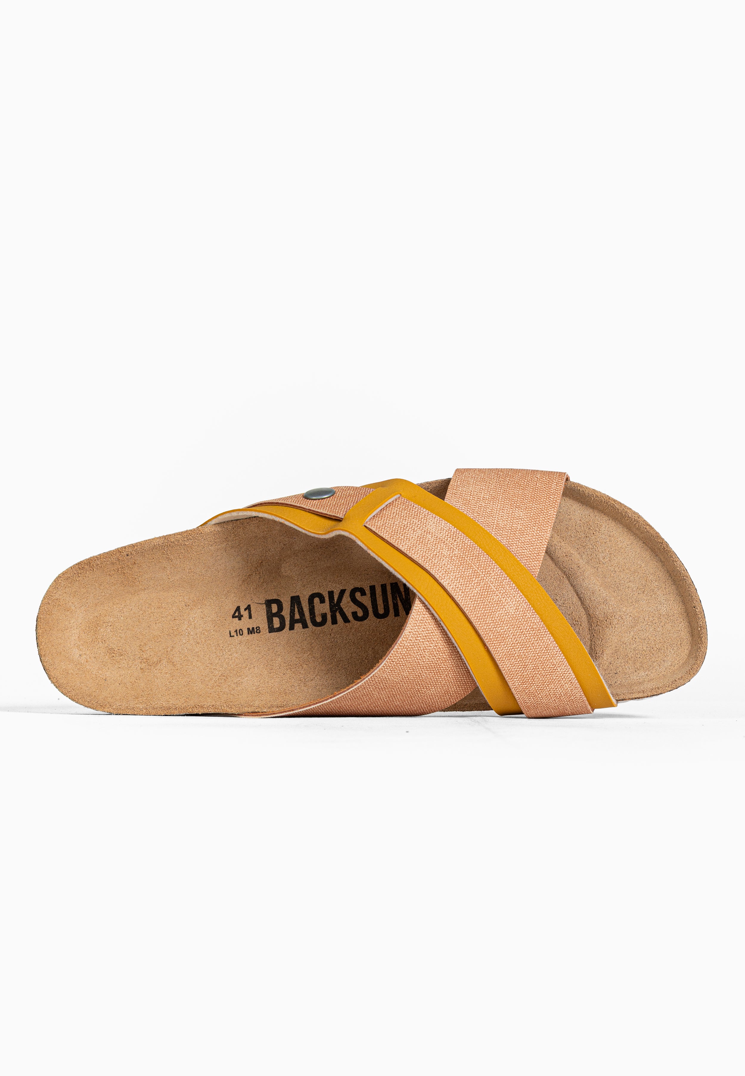 Sandales 2 Brides Samy Beige et Camel