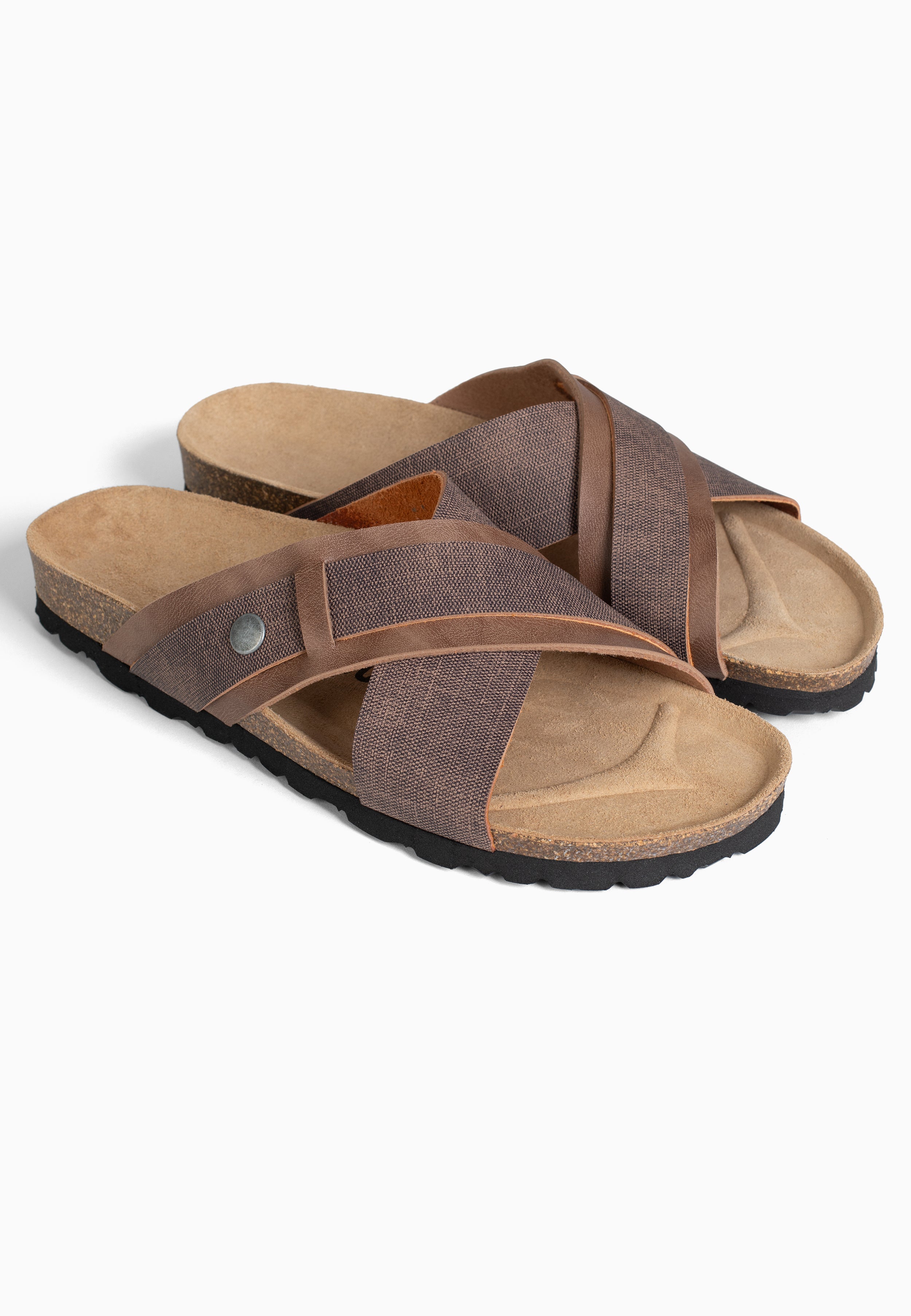Sandales Samy 2 Brides Marron