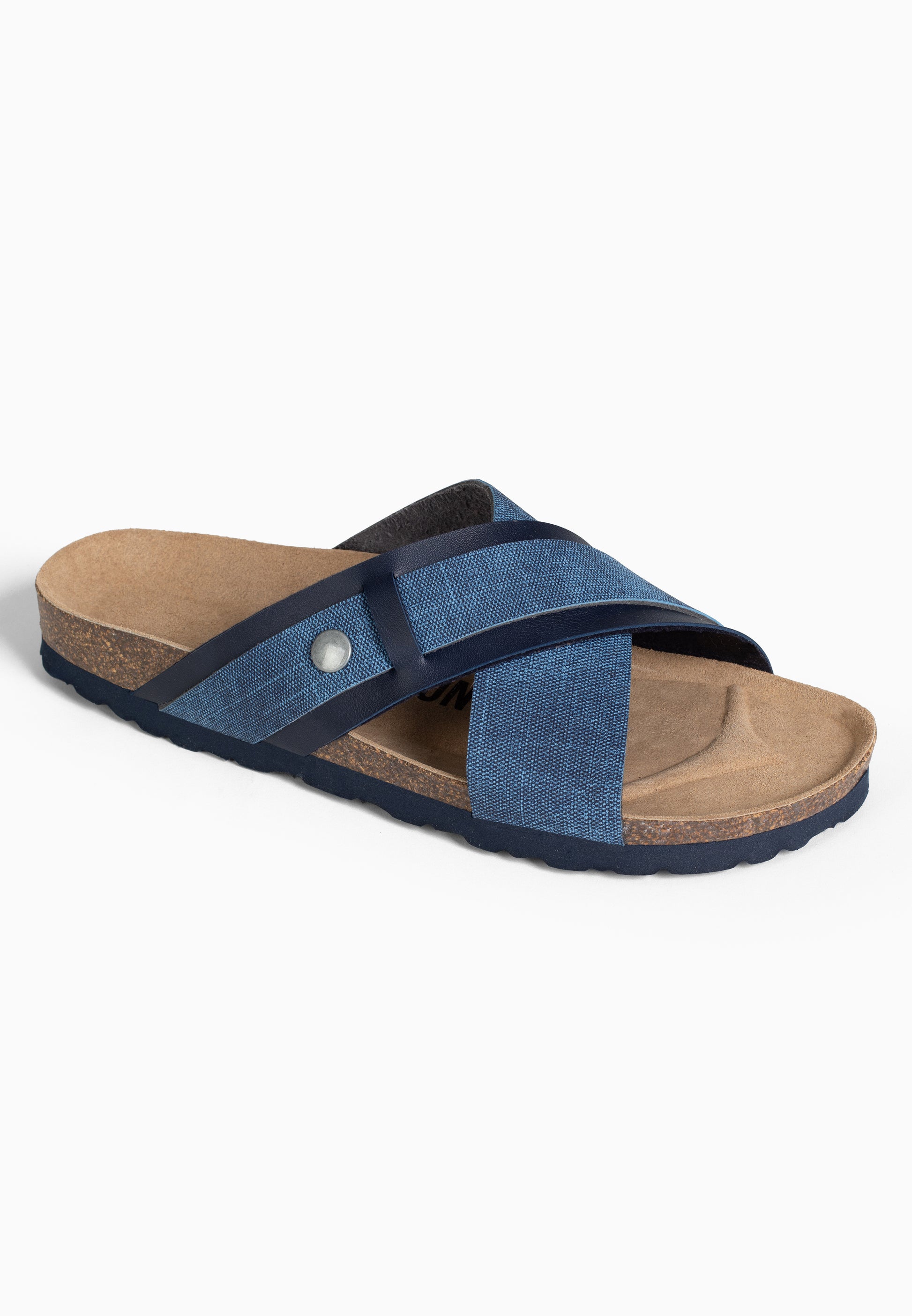 Sandales Samy 2 Brides Bleu marine