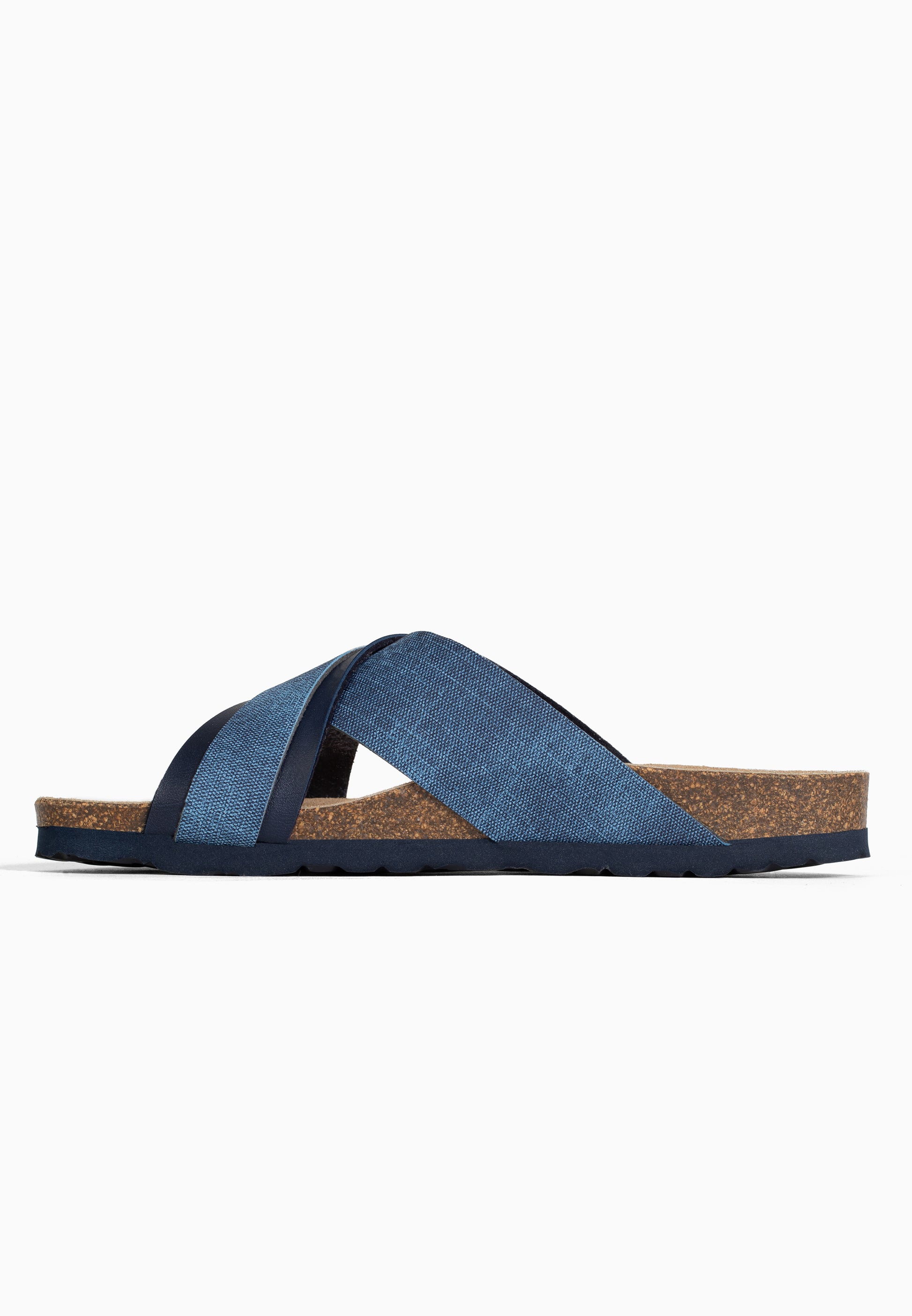 Sandales Samy 2 Brides Bleu marine