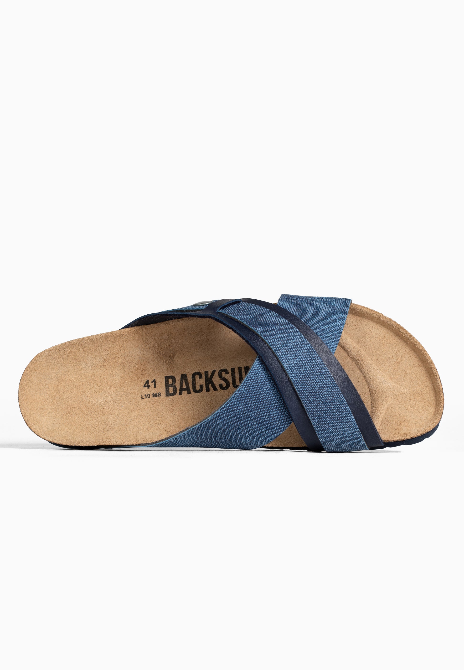 Sandales Samy 2 Brides Bleu marine