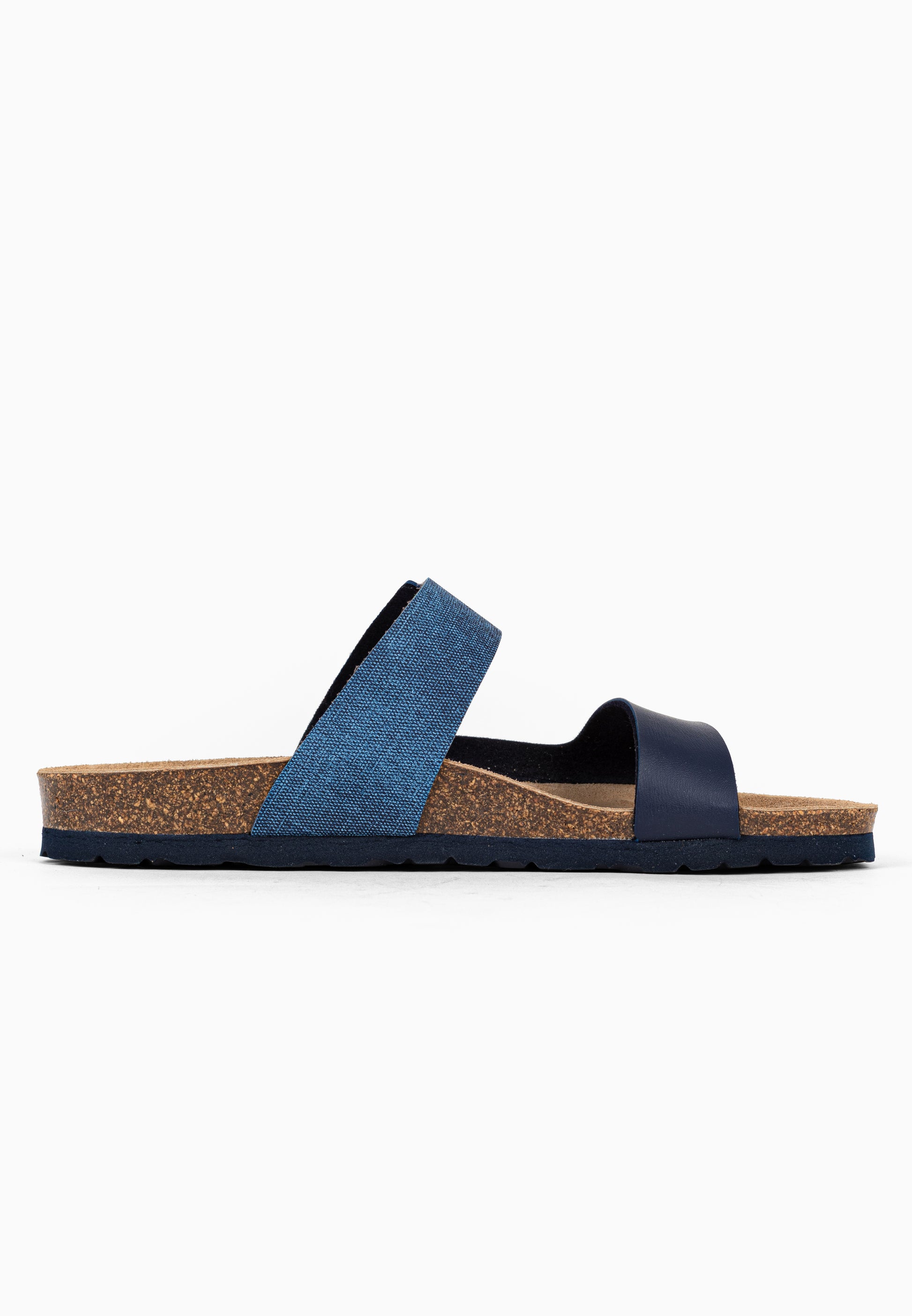 Sandales 2 Brides Pirec Bleu marine