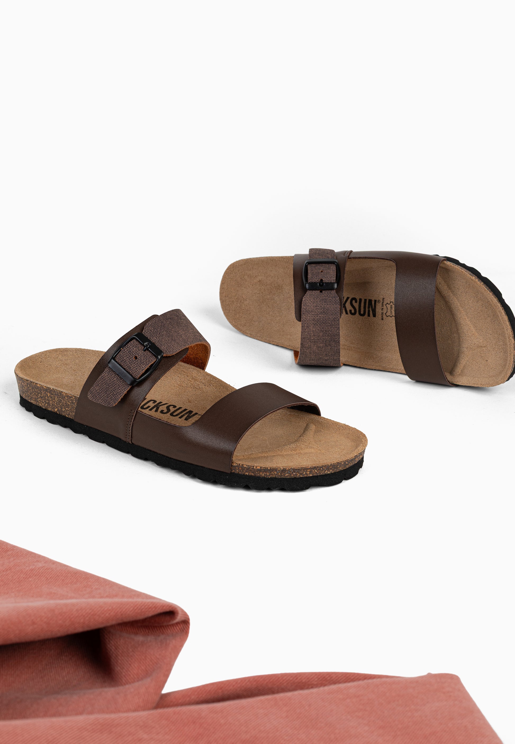 Sandales 2 Brides Pirec Marron