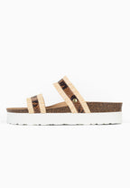 Sandales à Plateforme Arima Beige et Marron