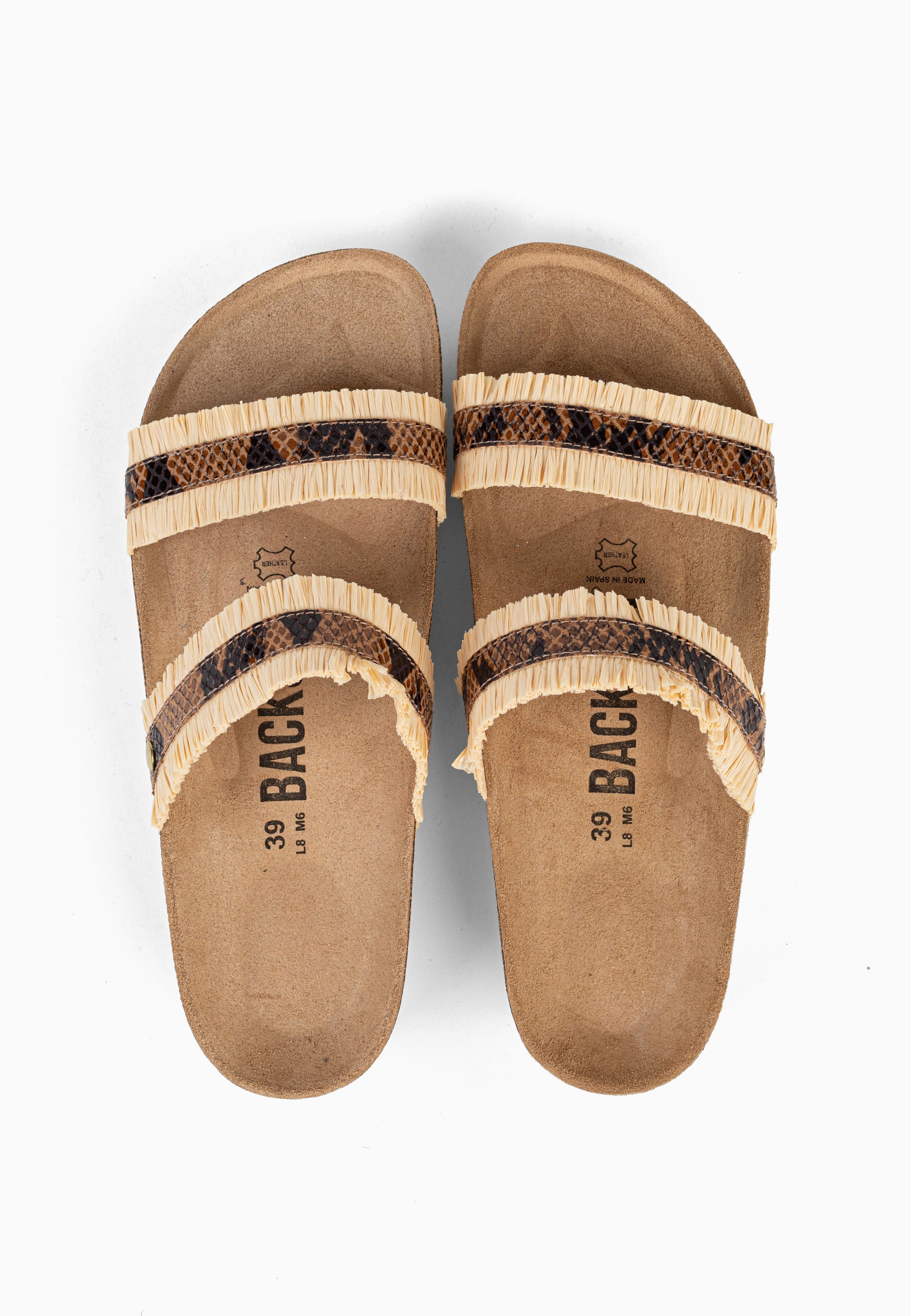 Sandales à Plateforme Arima Beige et Marron