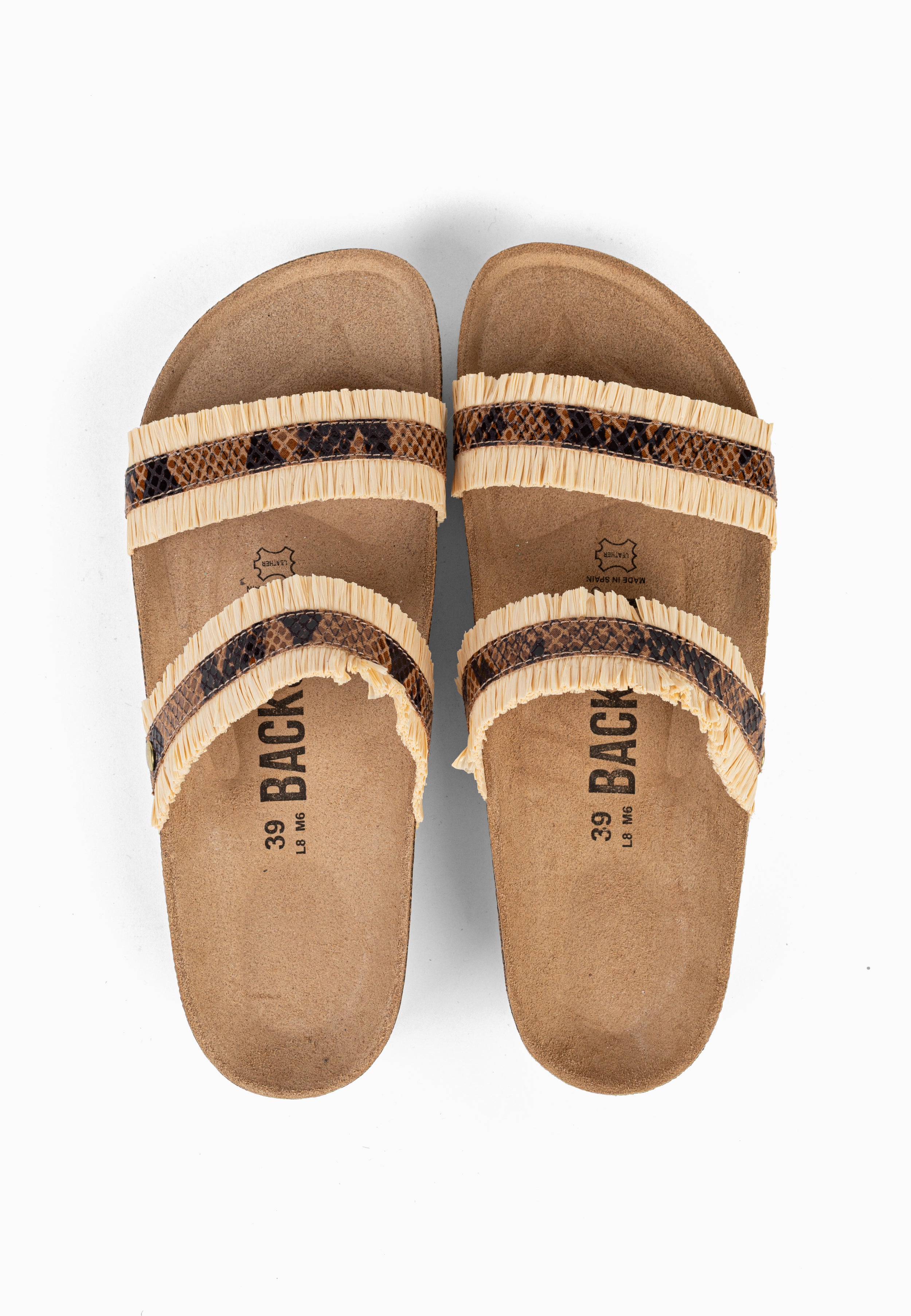Sandales à Plateforme Arima Beige et Marron