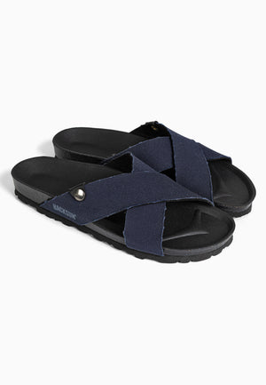 Sandales 2 Brides Sitron Bleu marine