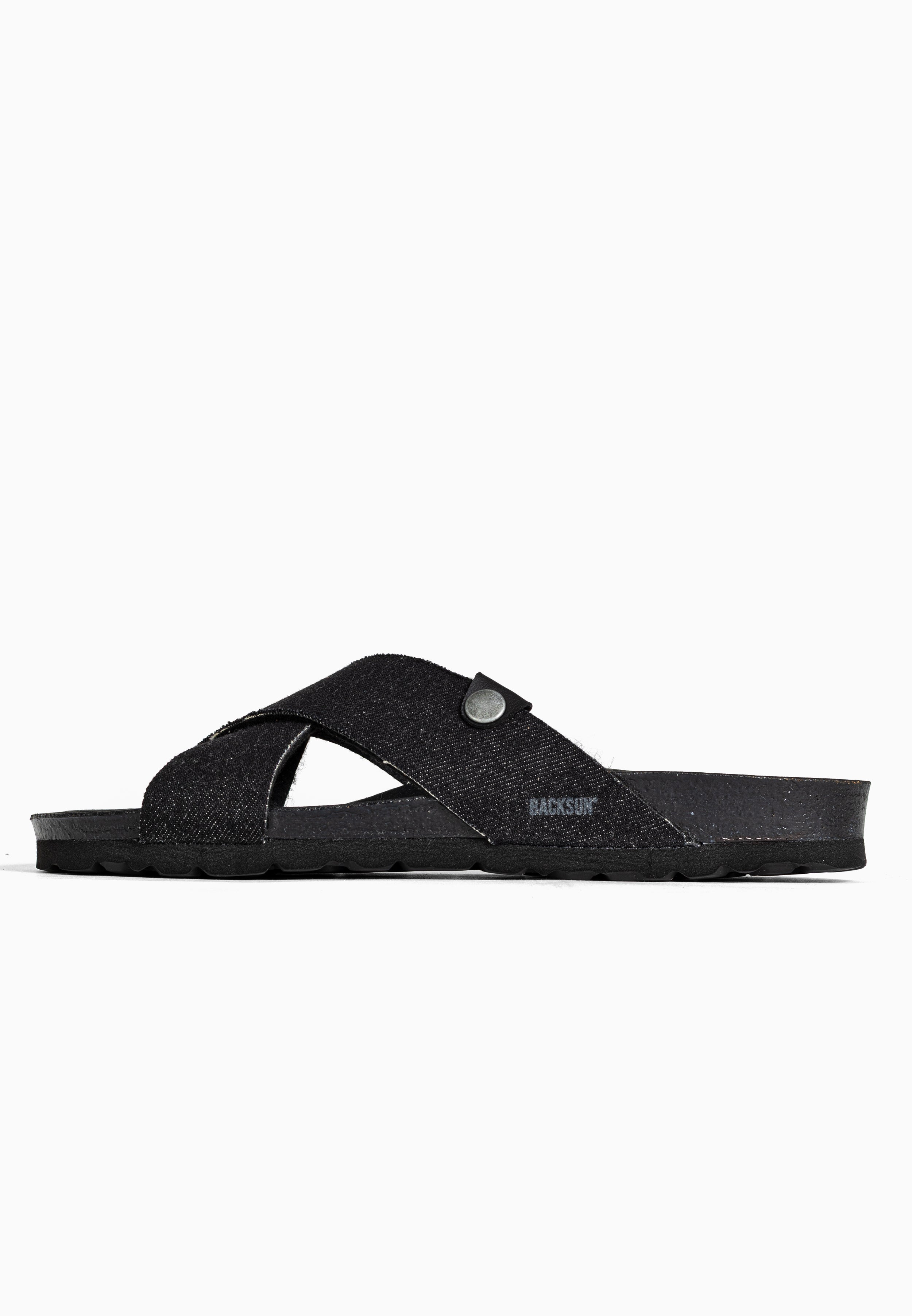 Sandales 2 Brides Sitron Noir denim