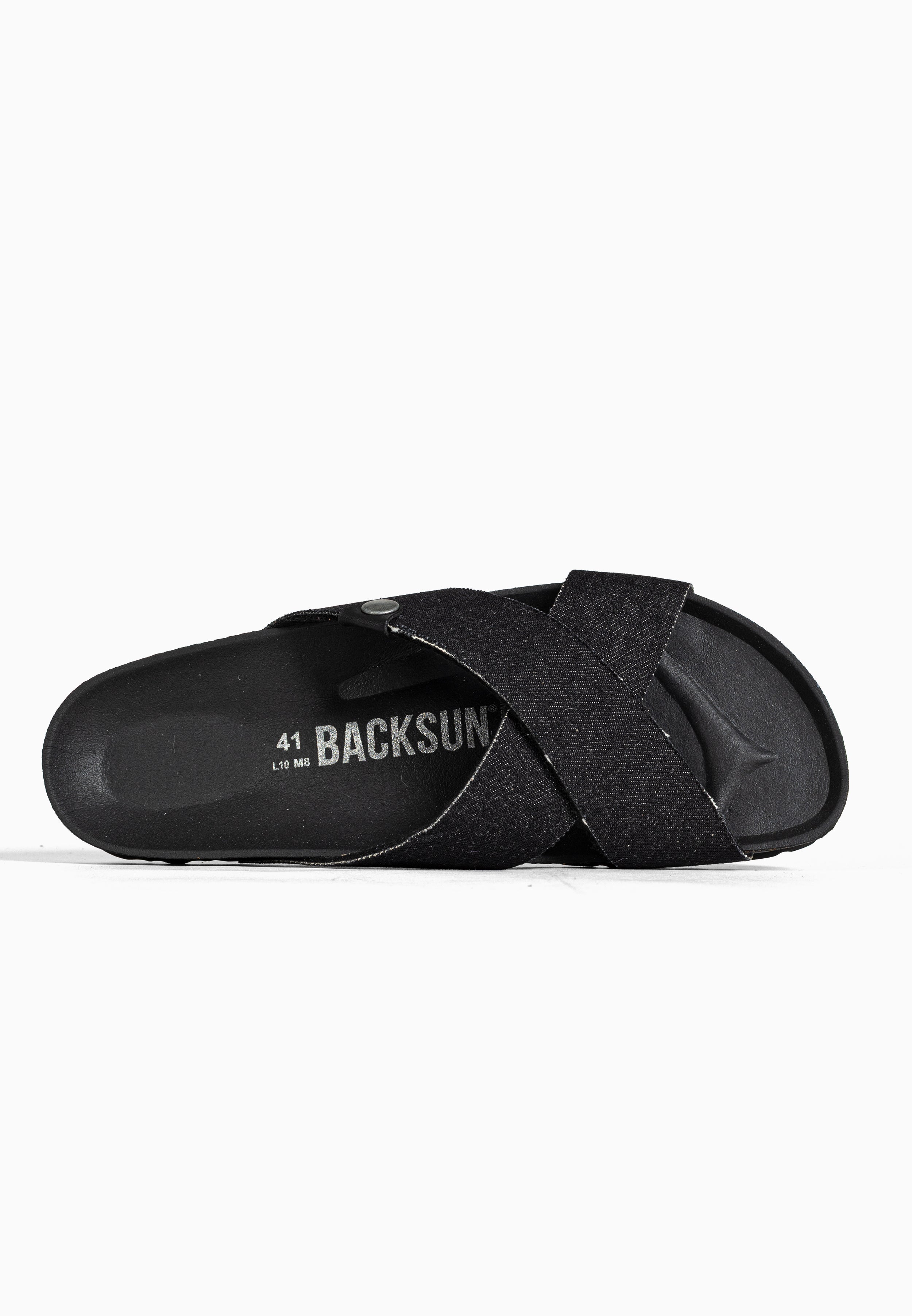 Sandales 2 Brides Sitron Noir denim
