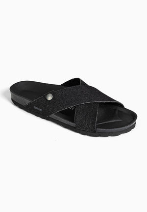 Sandales 2 Brides Sitron Noir denim