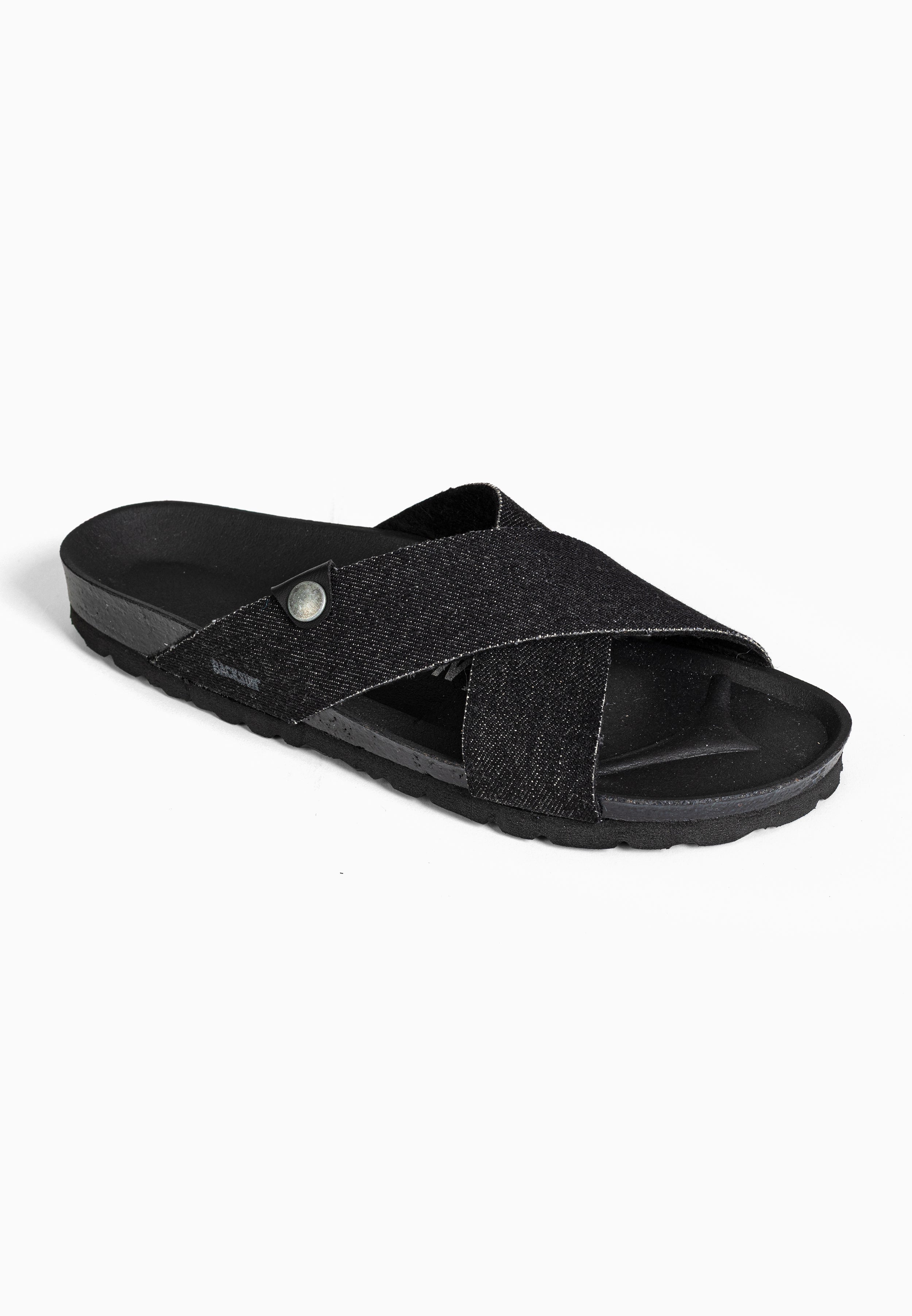 Sandales 2 Brides Sitron Noir denim