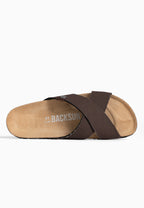 Sitron 2 Straps Dark Brown Sandals