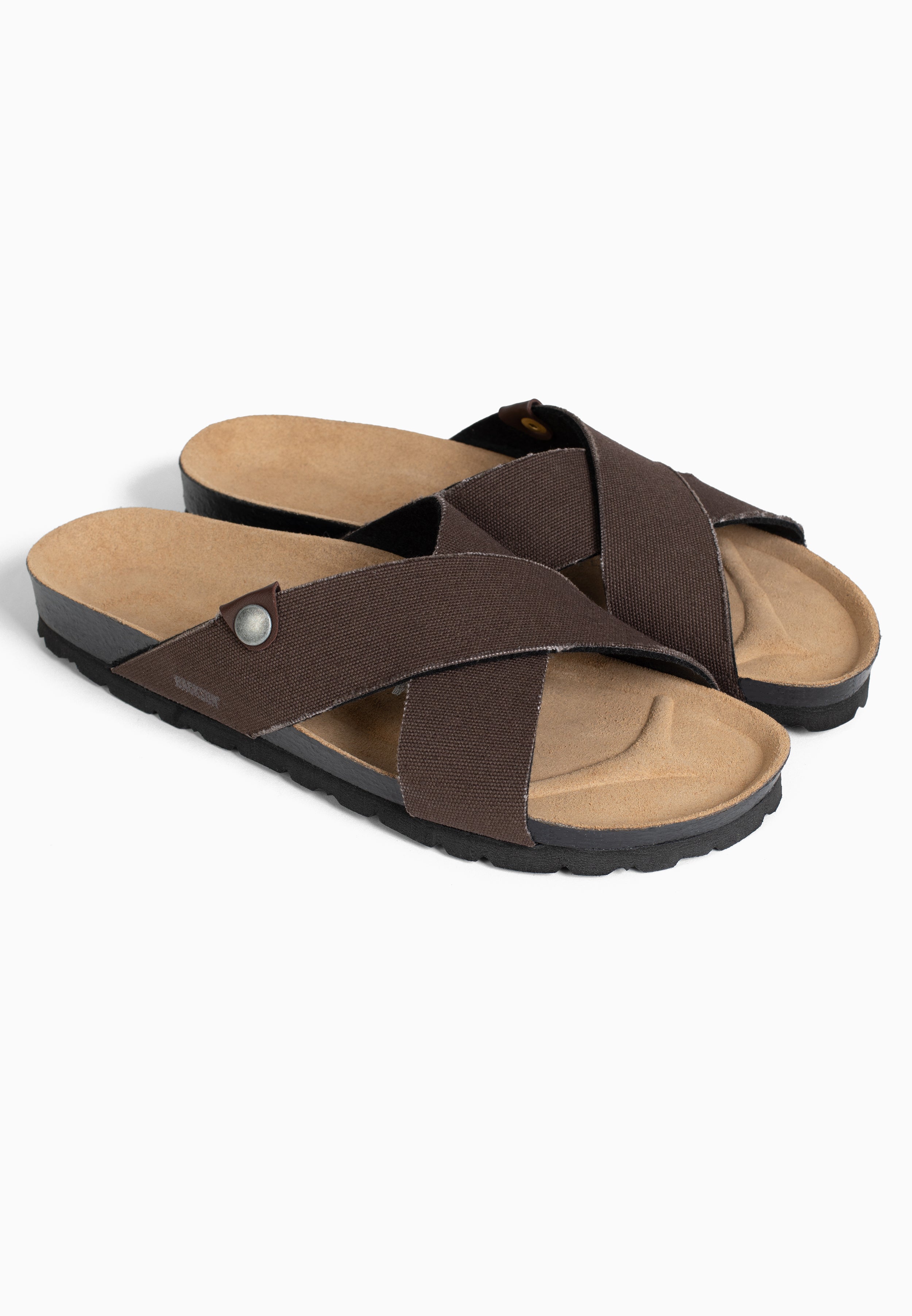 Sandales Sitron 2 Brides Marron foncé