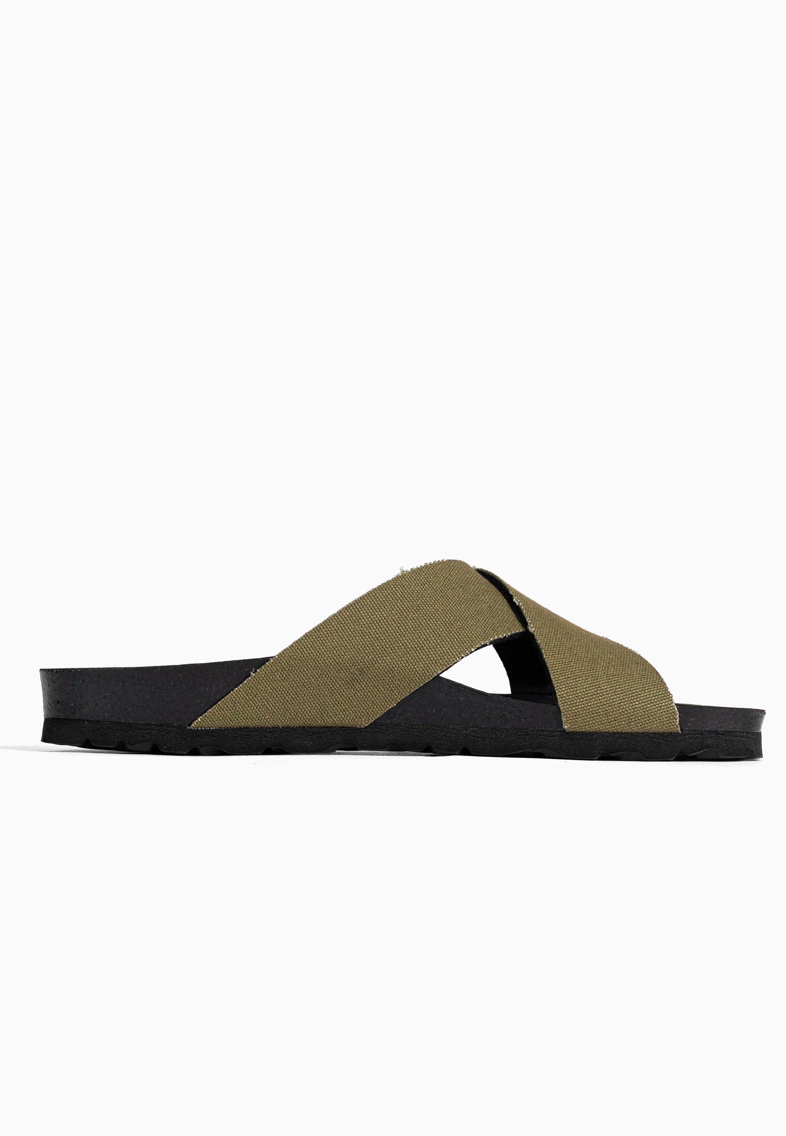 Sandales 2 Brides Sitron Kaki
