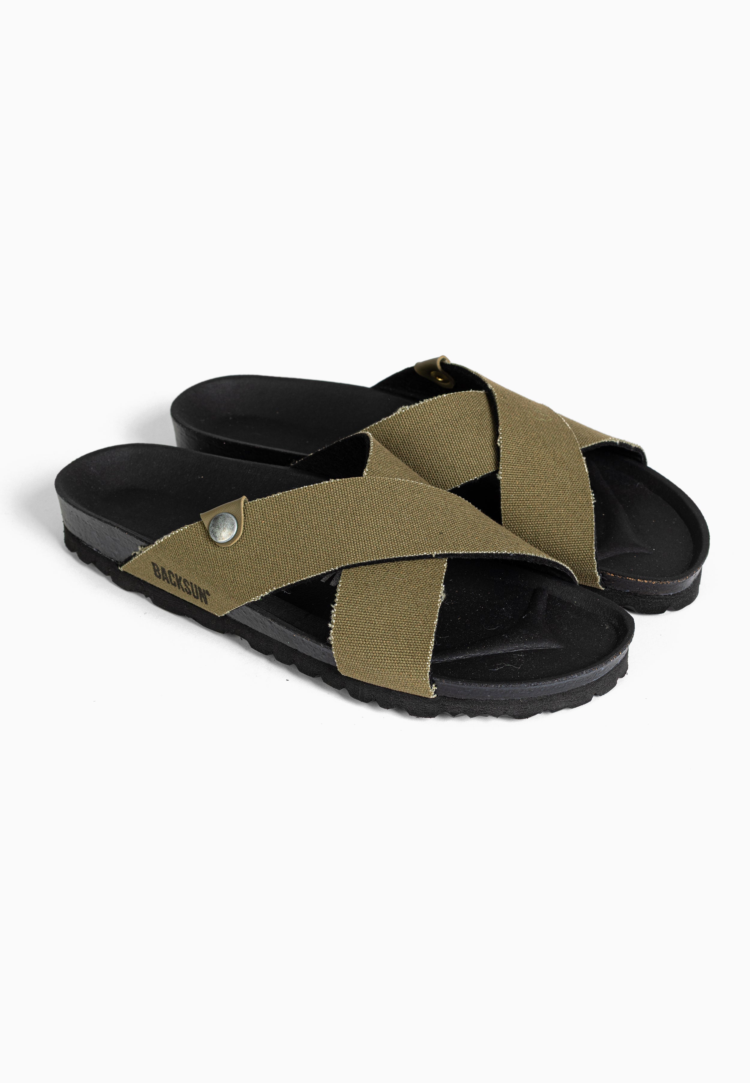 Sandales 2 Brides Sitron Kaki