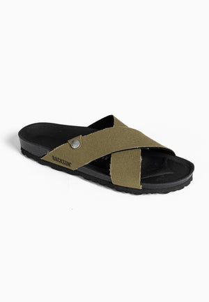 Sandales 2 Brides Sitron Kaki