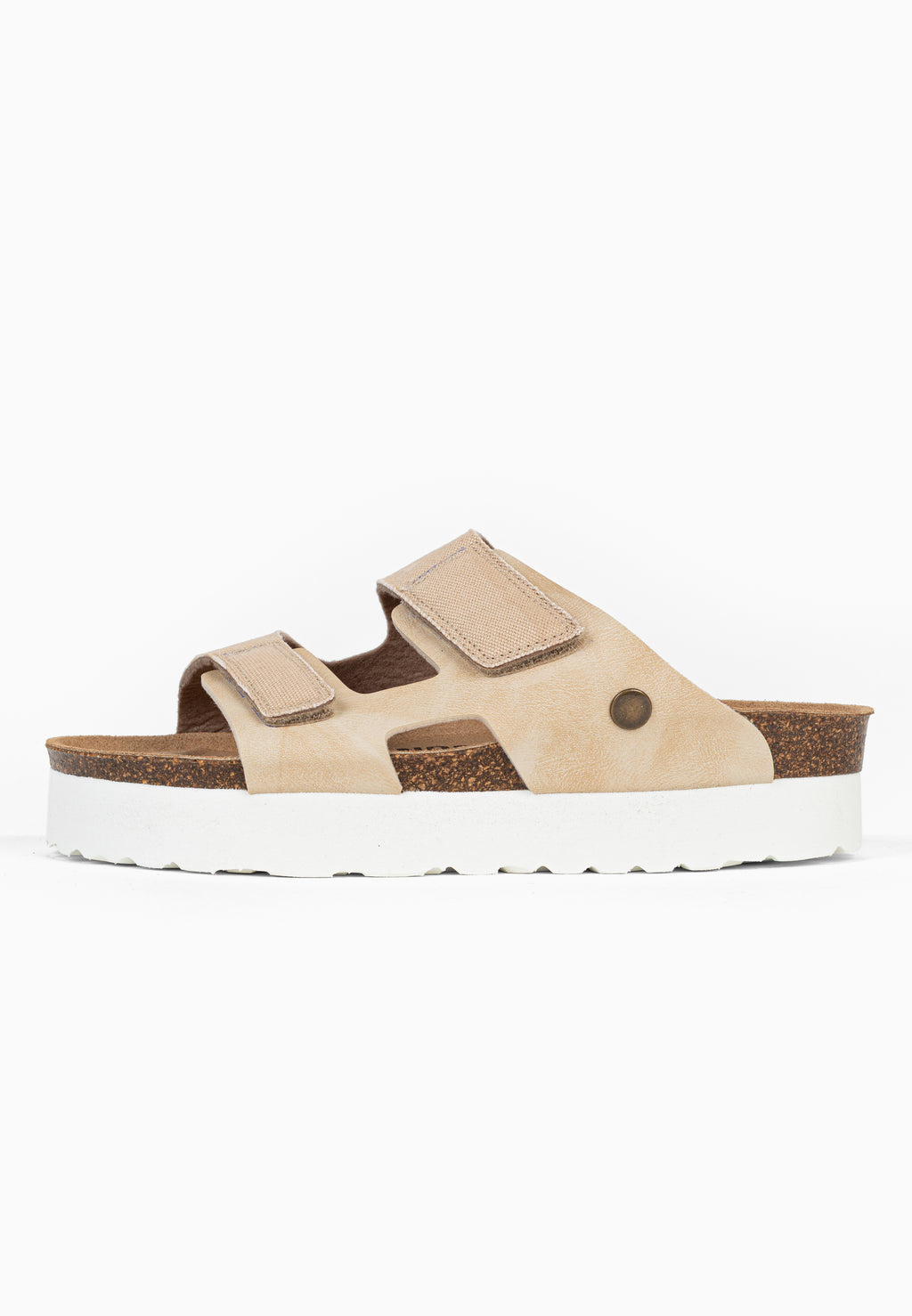 Dunio Beige Platform Sandals