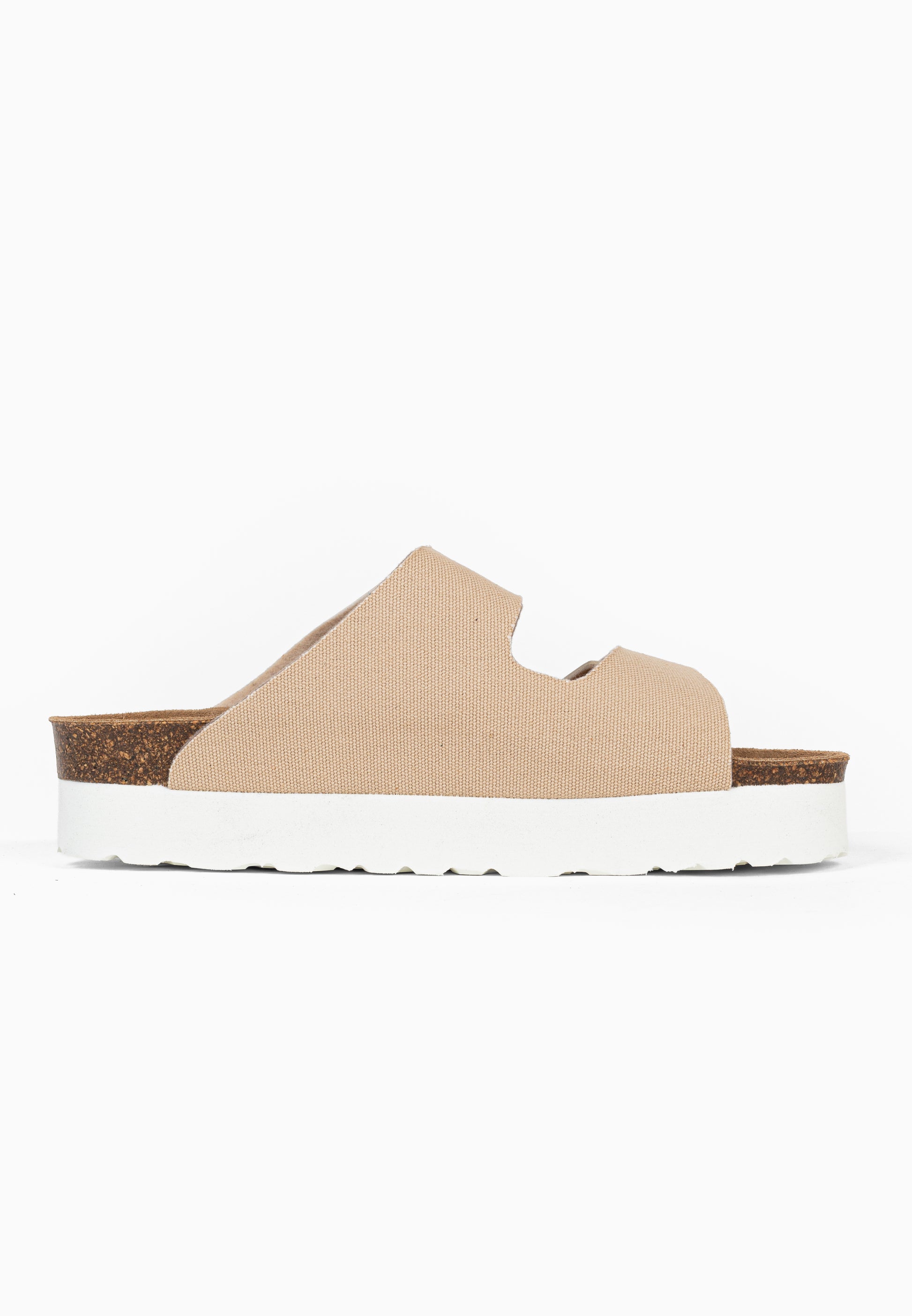 Dunio Beige Platform Sandals