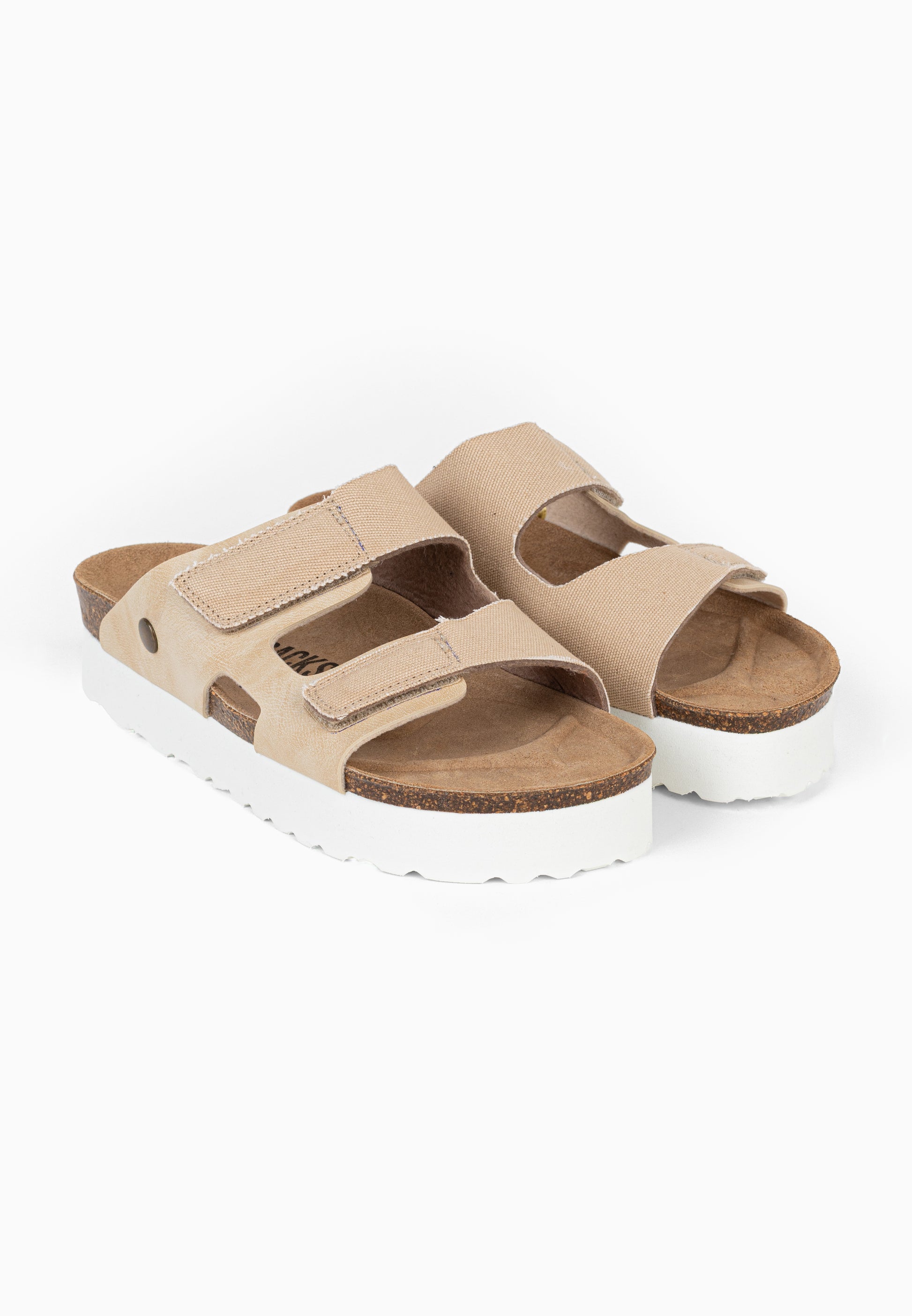 Dunio Beige Platform Sandals
