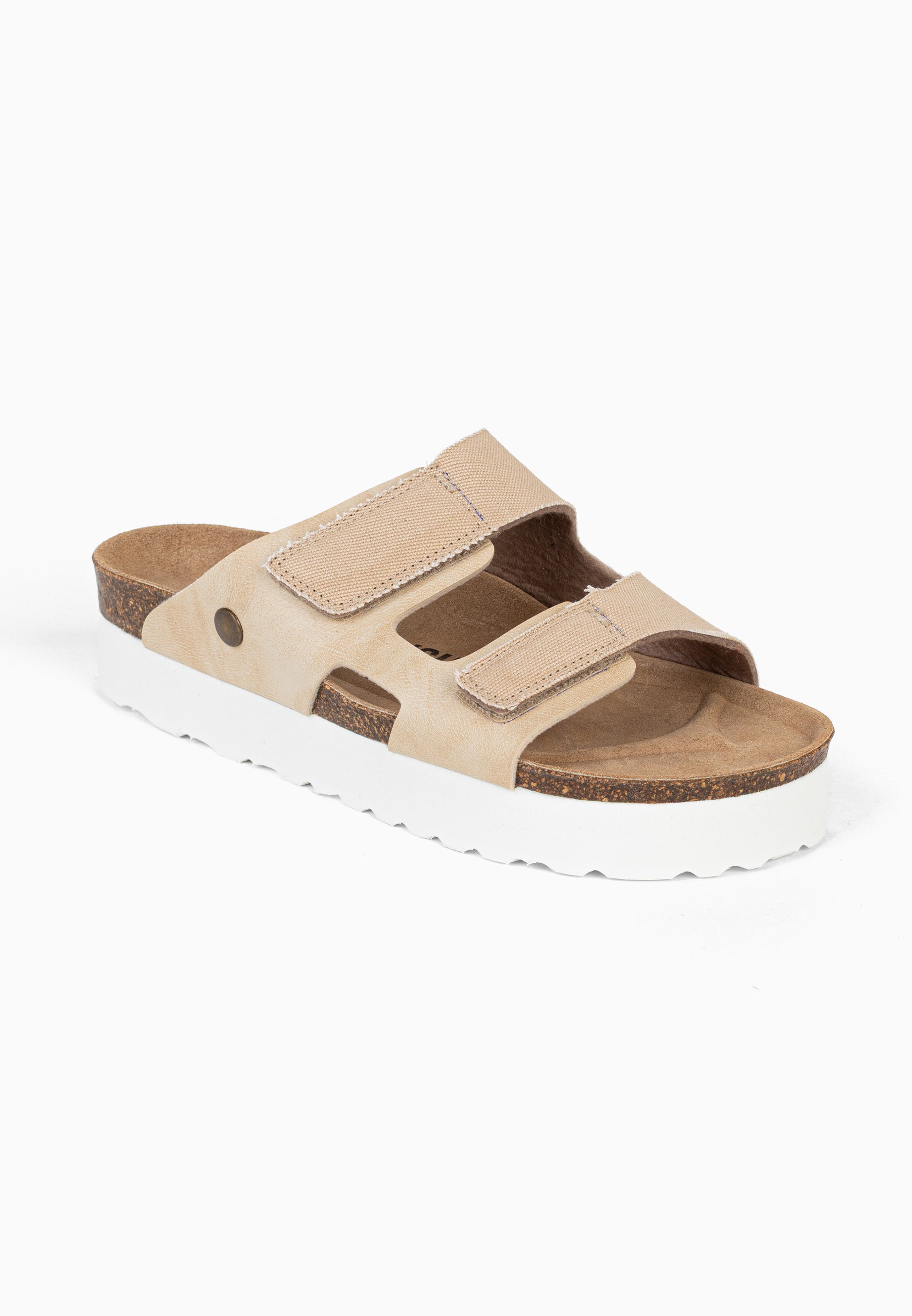 Dunio Beige Platform Sandals