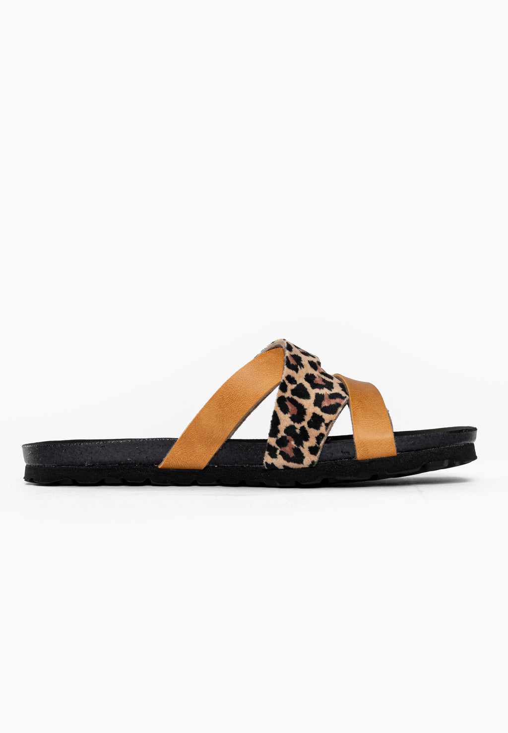 Sandales Multi-Brides Dunin Leopard et Camel