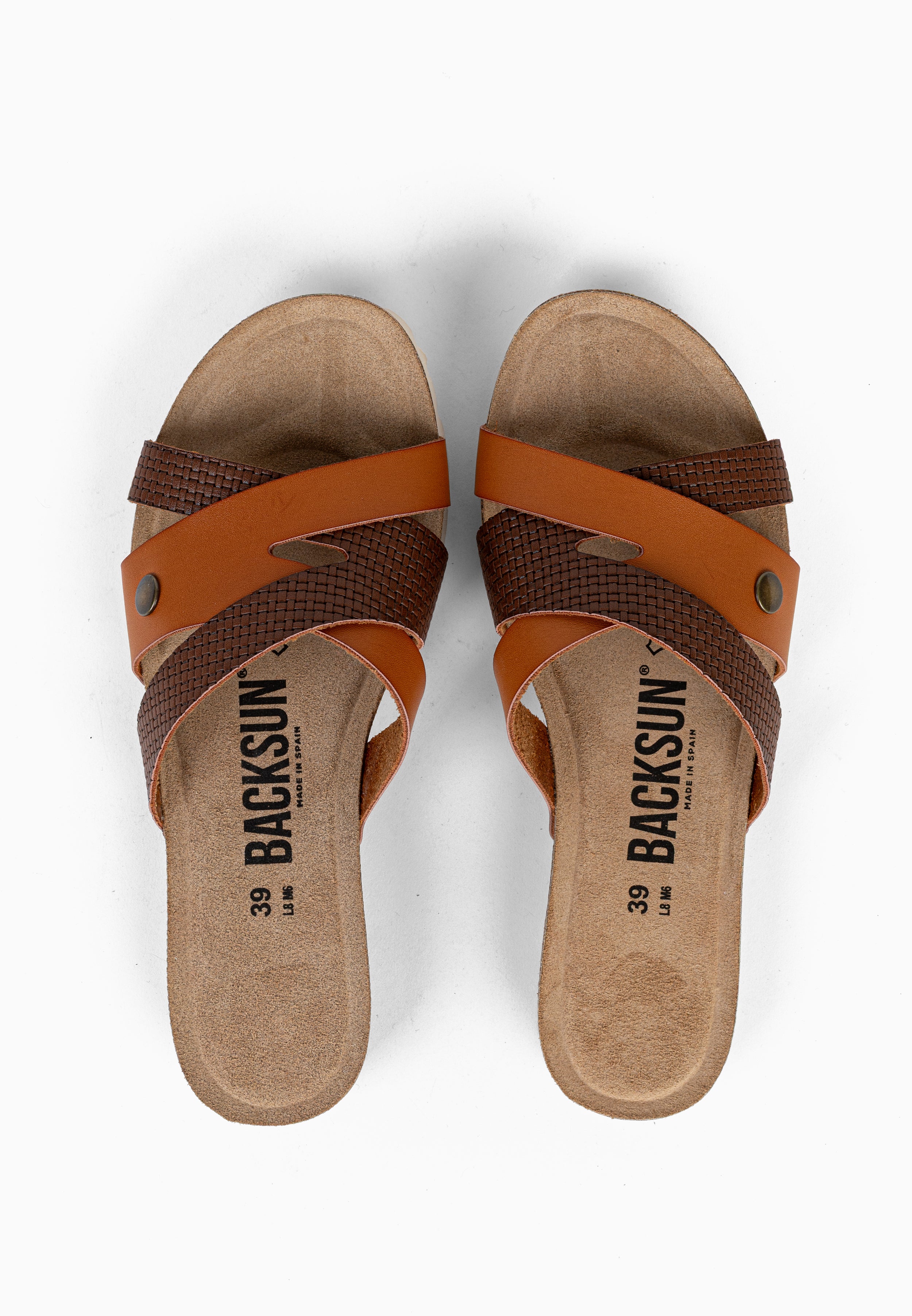 Sandales Multi-Brides Dunin Marron et Camel
