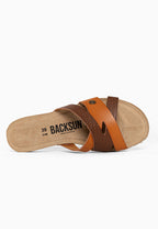 Sandales Multi-Brides Dunin Marron et Camel
