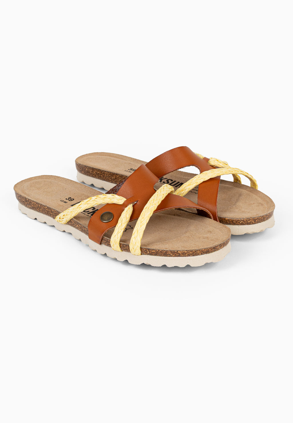 Sandales Multi-Brides Tory Camel et Doré