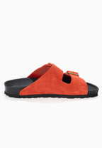 Rote Bali 2-Riemen-Sandalen