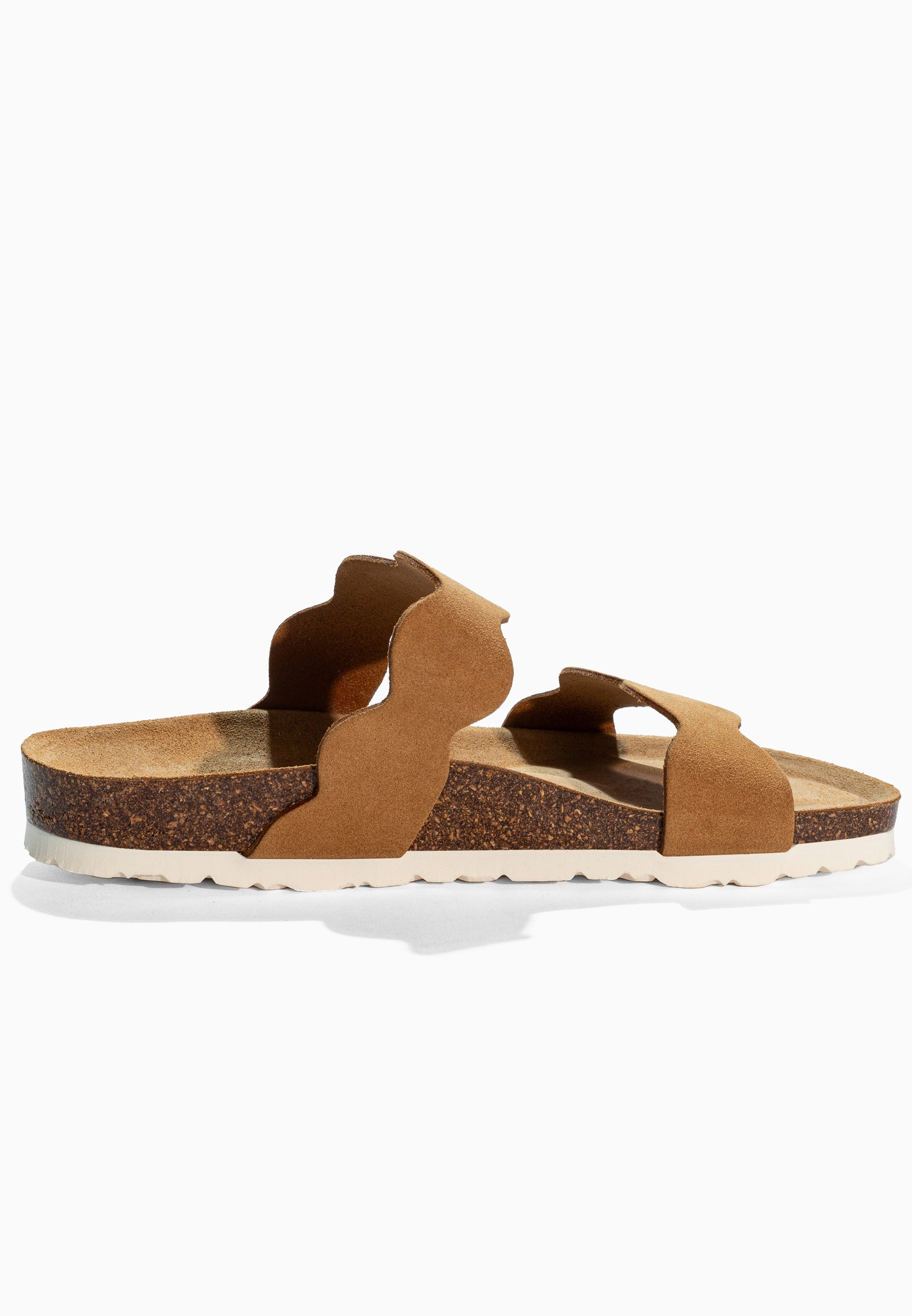 Sandales 2 Brides Sechura Camel en Cuir