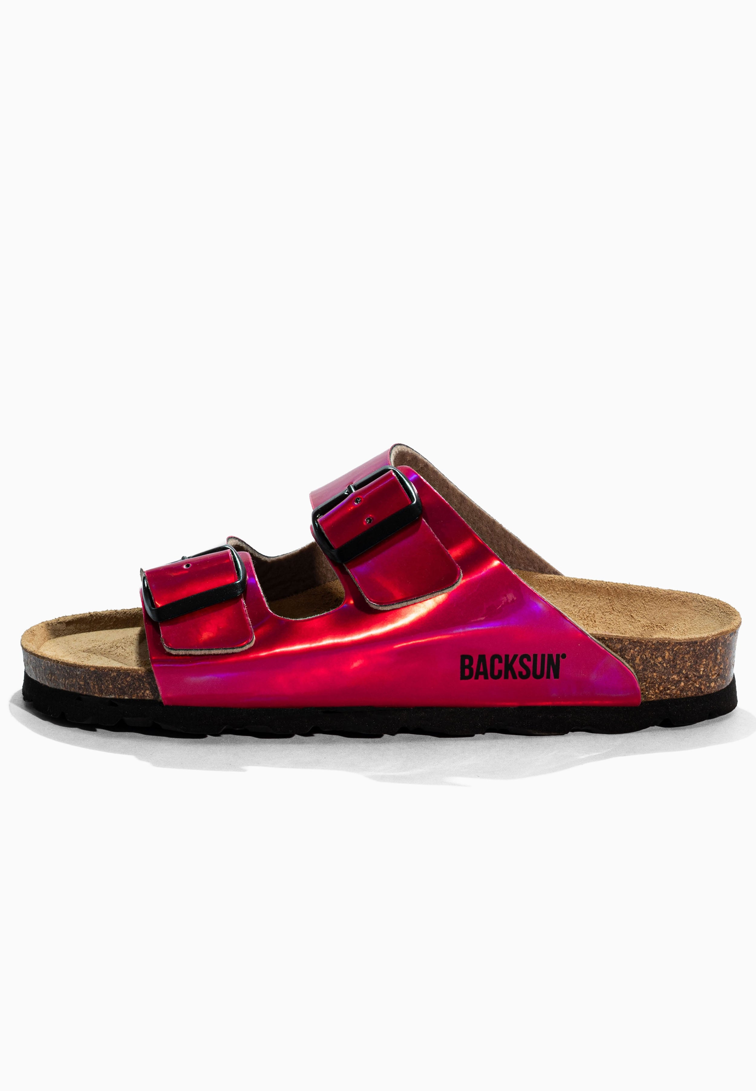 Sandales 2 Brides Bali Rose Fluo