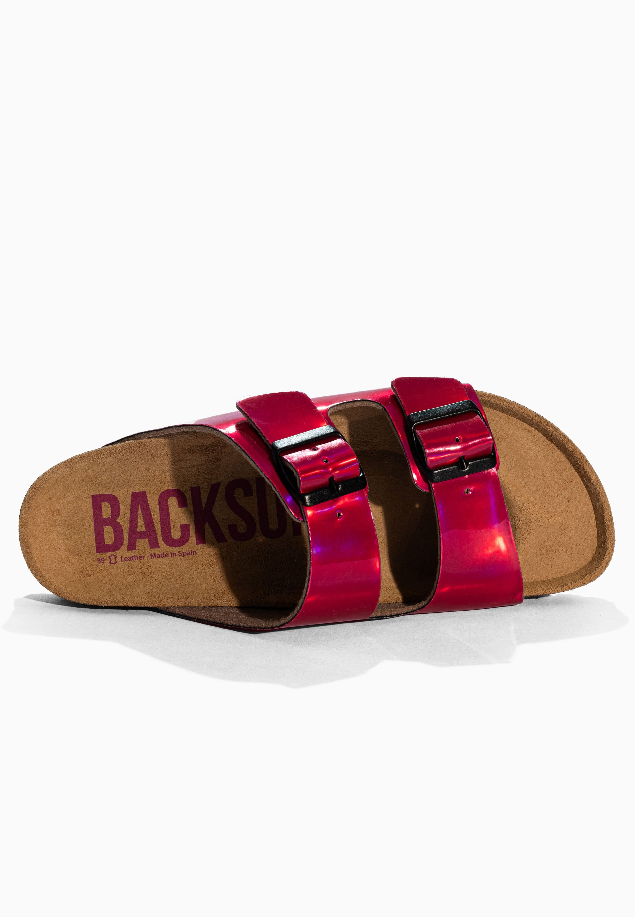 Sandales 2 Brides Bali Rose Fluo