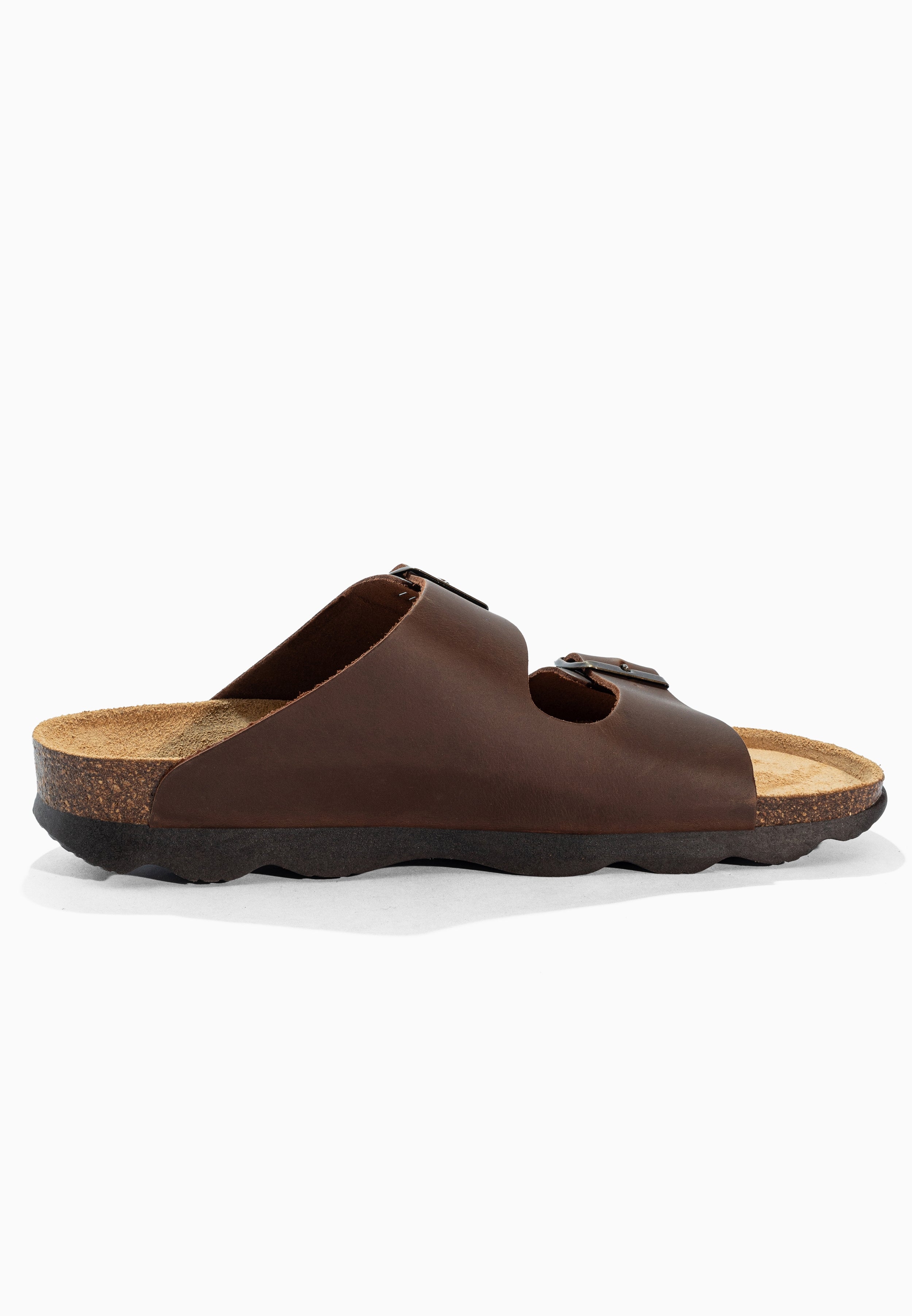 Sandales 2 Brides Bali Marron en Cuir