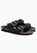 Bali Schwarze Sandalen mit 2 Riemen