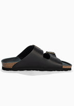 Bali Schwarze Sandalen mit 2 Riemen