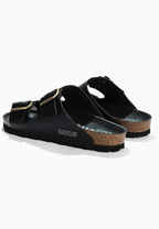 Bali Schwarze Sandalen mit 2 Riemen