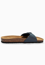 Paris Navy Blue 1 Strap Sandals