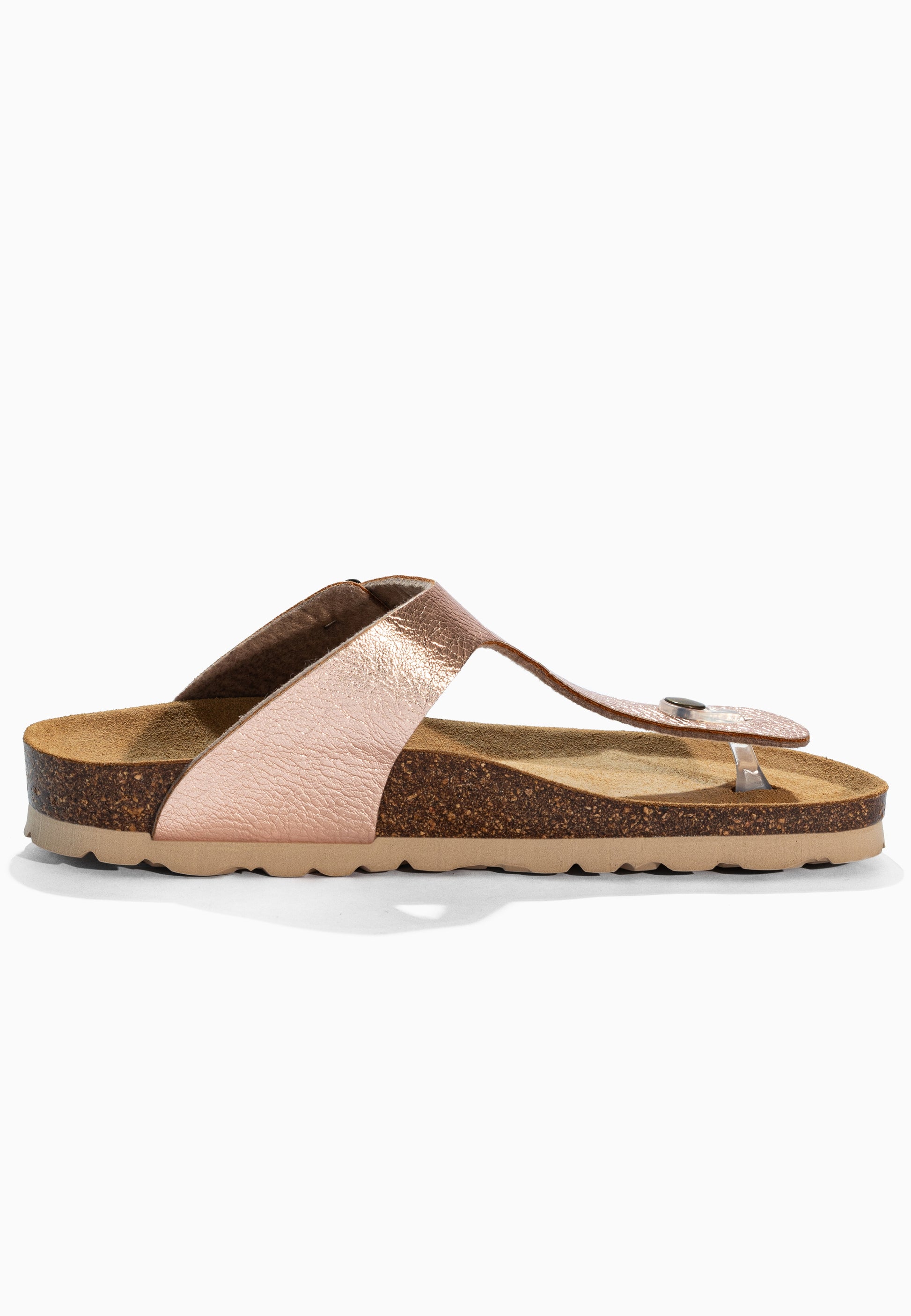 Sandales à Entre-doigts Singapore Beige