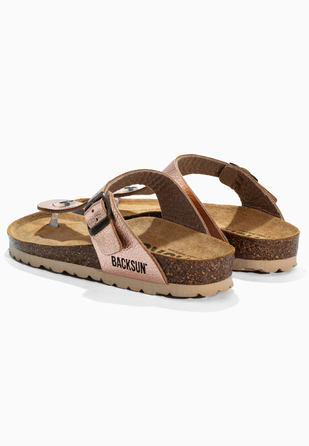 Sandales à Entre-doigts Singapore Beige