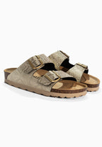 Bali Gold 2-Strap Sandals