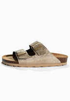 Bali Gold 2-Strap Sandals