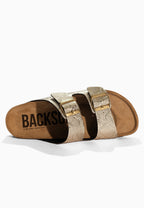 Bali Gold 2-Strap Sandals